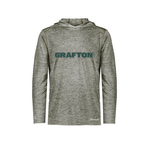 [FOLHCGGY-AS-LOGO1] Decker Men's Charge Hoodie (Adult S, Gray, Logo 1)