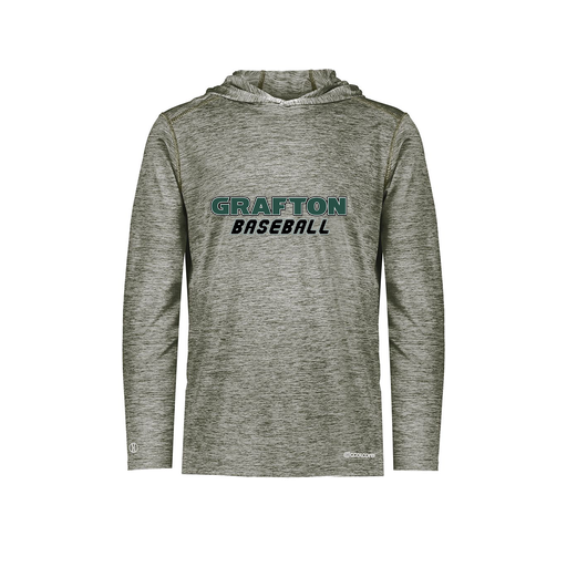 [FOLHCGGY-AS-LOGO3] Decker Men's Charge Hoodie (Adult S, Gray, Logo 3)