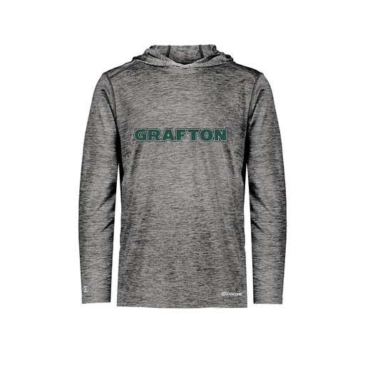 [FOLHCGBK-YS-LOGO1] Decker Youth Charge Hoodie (Youth S, Black, Logo 1)