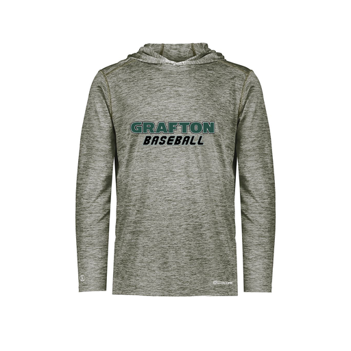 [CUS-DFW-CHGHOOD-PER-LSL-GRY-YS-LOGO3] Youth Charge Hoodie (Youth S, Gray, Logo 3)