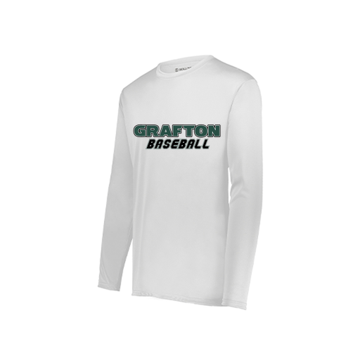 [222822.005.XS-LOGO3] Men's LS Smooth Sport Shirt (Adult XS, White, Logo 3)