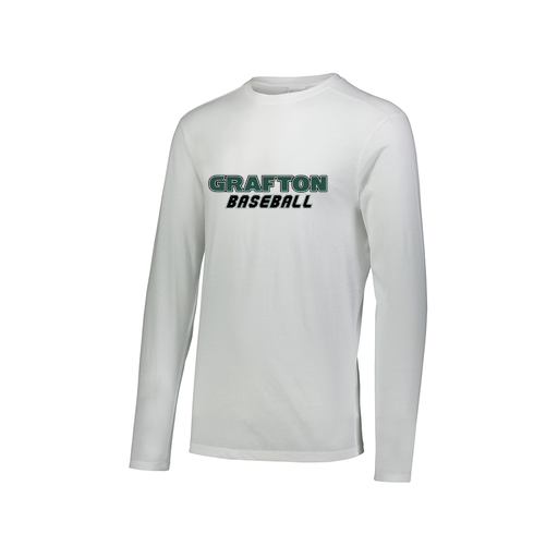 [3075.005.XS-LOGO3] Men's LS Ultra-blend T-Shirt (Adult XS, White, Logo 3)