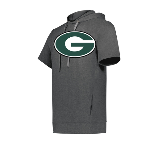 [222605-GRY-YS-LOGO2] YOUTH VENTURA SOFT KNIT SHORT SLEEVE HOODIE (Youth S, Gray, Logo 2)