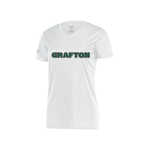 [222820.005.S-LOGO1] Ladies Movement Dri Fit Shirt (Female Adult S, White, Logo 1)