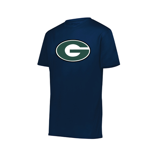 [222819.065.XXS-LOGO2] Youth Movement Dri Fit Shirt (Youth XXS, Navy, Logo 2)
